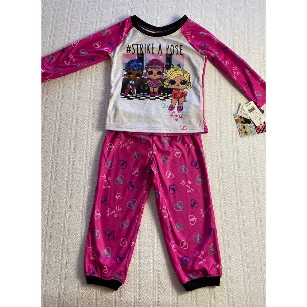 L.O.L. Surprise! Size 4 Strike a Pose 2-Piece Pajama Set